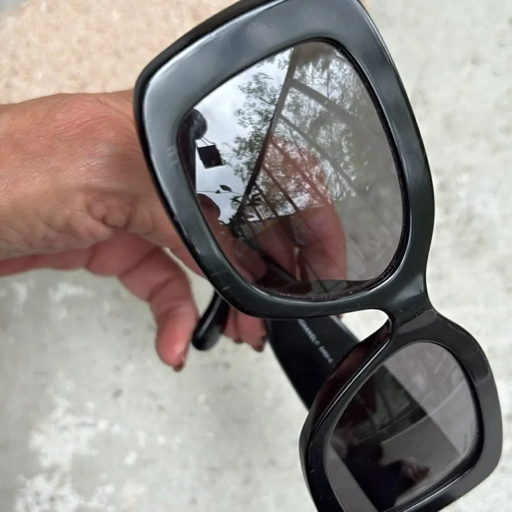 Chanel quilted sunglasses